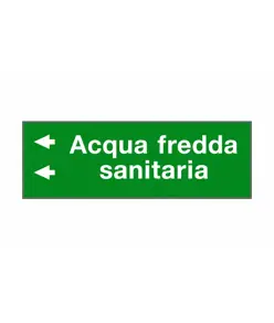Etichette " ACQUA FREDDA SANITARIA"