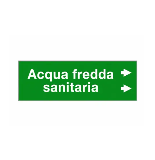 Etichette " ACQUA FREDDA SANITARIA"