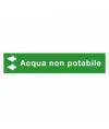 Etichette "ACQUA NON POTABILE"