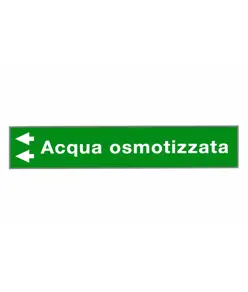 Etichette "ACQUA OSMOTIZZATA"