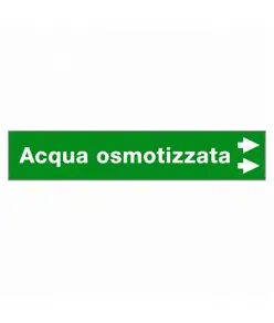 Etichette "ACQUA OSMOTIZZATA"
