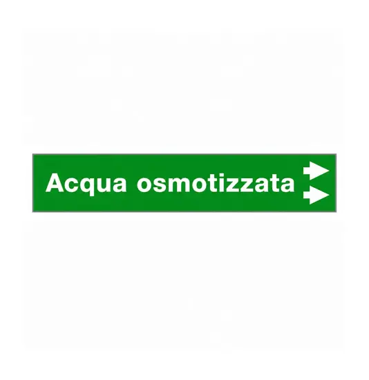 Etichette "ACQUA OSMOTIZZATA"