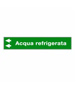 Etichette "ACQUA REFRIGERATA"