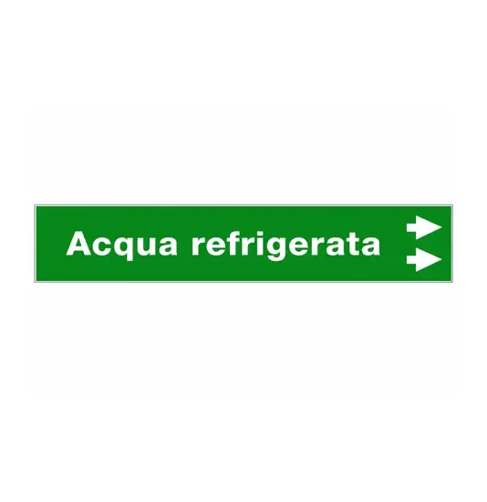 Etichette "ACQUA REFRIGERATA"
