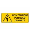 etichette adesive  alta tensione pericolo di morte