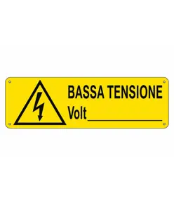 etichette adesive 'bassa tensione volt__'