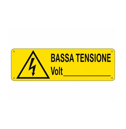etichette adesive 'bassa tensione volt__'