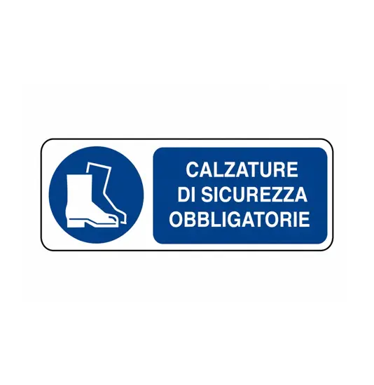 etichette adesive  calzature di sicurezza obligatorie