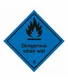 etichette adesive  dangerous when wet