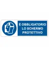 etichette adesive  è obbligatorio lo schermo protettivo