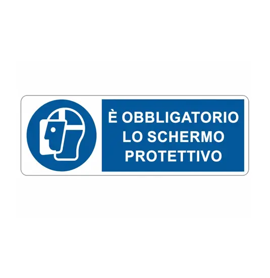 etichette adesive  è obbligatorio lo schermo protettivo