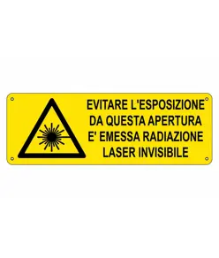 etichette adesive  evitare l'esposizione da questa apertura è emessa radiazione