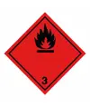etichette adesive  flammable