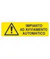 etichette adesive  impianto ad avviamento automatico