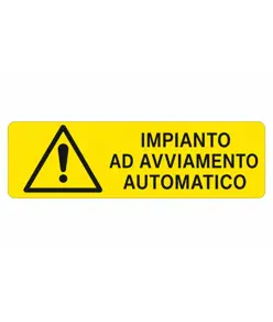 etichette adesive  impianto ad avviamento automatico