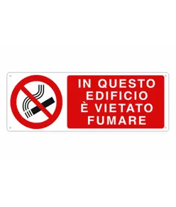 etichette adesive  in questo edificio è vietato fumare