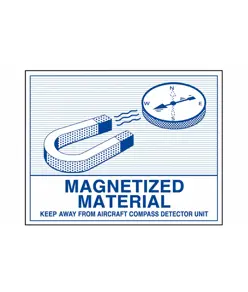 etichette adesive  magnetized material