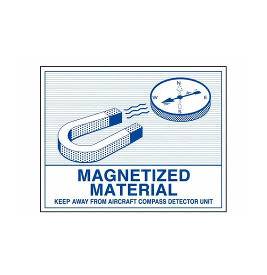 etichette adesive  magnetized material