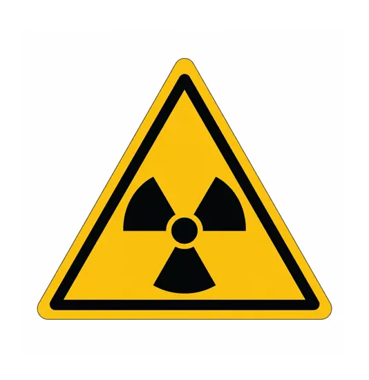 etichette adesive  materiale radioattivo