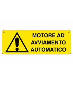 etichette adesive  motore ad avviamento automatico