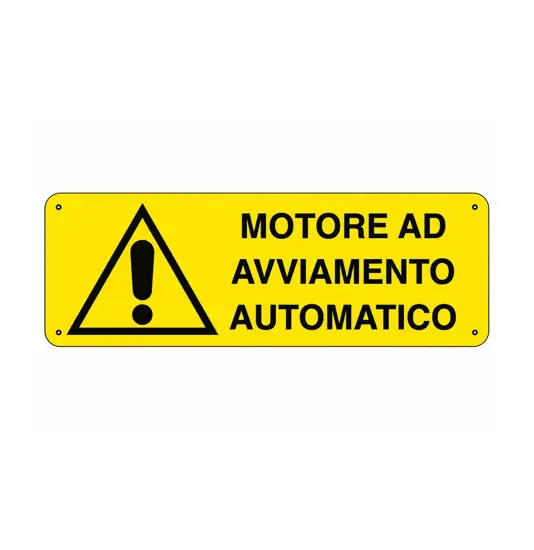 etichette adesive  motore ad avviamento automatico