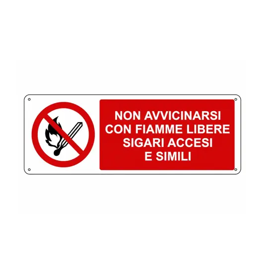 etichette adesive  non avvicinarsi con fiamme libere sigari accesi e simili