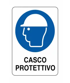 etichette adesive obbligo  casco protettivo