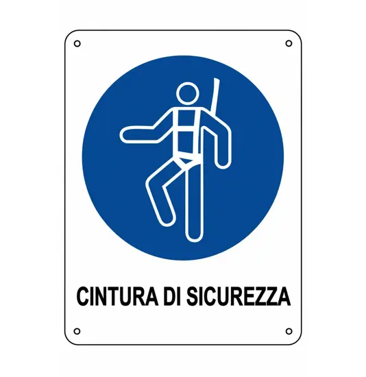 etichette adesive obbligo  contura di sicurezza