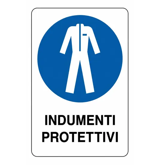 etichette adesive obbligo  indumenti protettivi