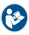 etichette adesive obbligo  leggere le istruzioni