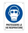 etichette adesive obbligo  proteggere le vie respiratorie