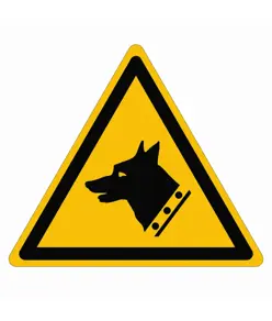etichette adesive  pericolo cane da guardia