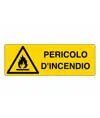 Etichette adesive  pericolo d'incendio