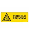etichette adesive  pericolo esplosivi