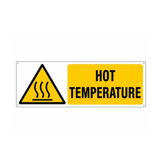 Etichette adesive  pericolo hot temperature