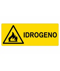 Etichette adesive  pericolo idrogeno