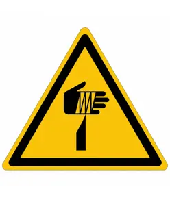Etichette adesive  pericolo oggetto affilato