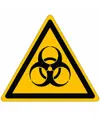 Etichette adesive  pericolo rischio biologico