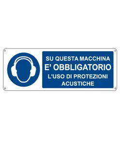etichette adesive  proteggere l'udito su macchina