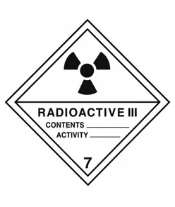etichette adesive  radioactive III