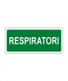 etichette adesive scritta 'respiratori' emergenza
