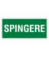 etichette adesive scritta 'spingere'