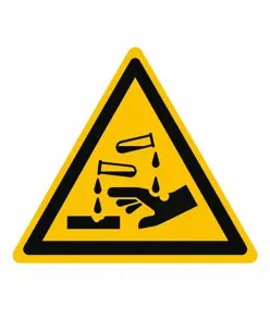 etichette adesive  sostanze corrosive