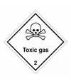 etichette adesive  toxic gas