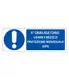 etichette adesive  usare i mezzi di protezione individuale (DPI)