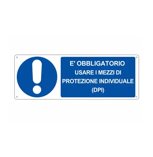 etichette adesive  usare i mezzi di protezione individuale (DPI)