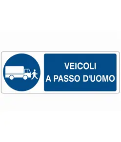 etichette adesive  veicoli a passo d'uomo