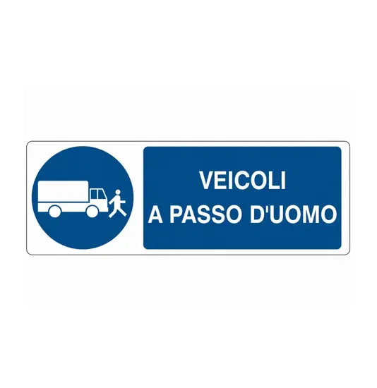 etichette adesive  veicoli a passo d'uomo
