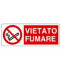 etichette adesive 'vietato fumare'