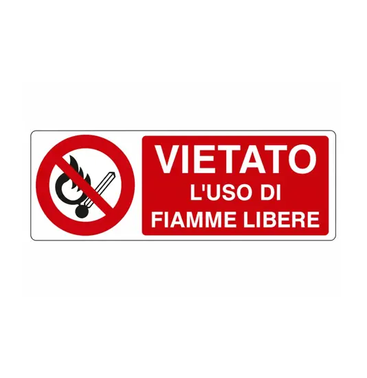 etichette adesive  vietato l'uso di fiamme libere